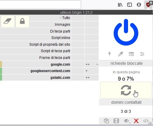 ublock origin blocco font remoto 3